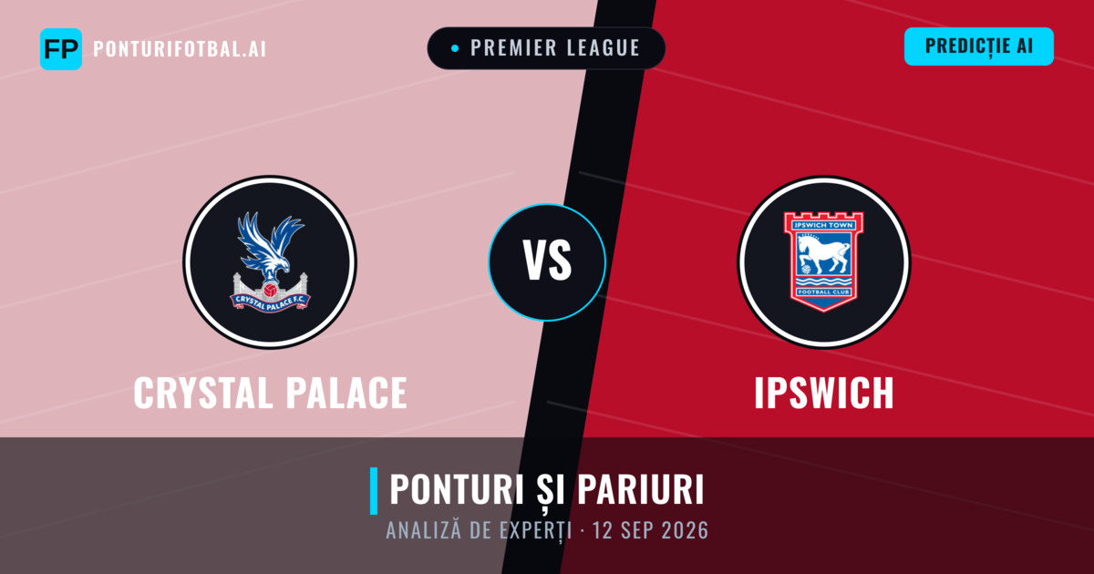 Crystal Palace vs Ipswich — pronostic și avancronică meci