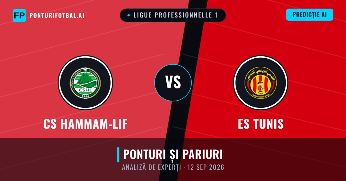 CS Hammam-Lif vs ES Tunis — pronostic și avancronică meci