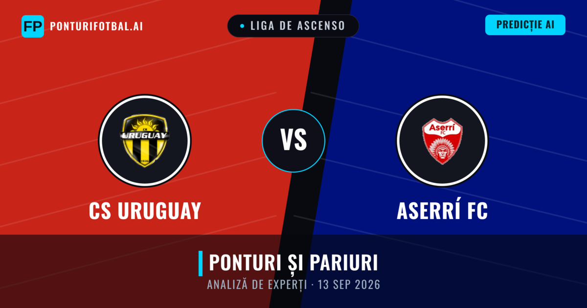 CS Uruguay vs Aserrí FC — pronostic și avancronică meci