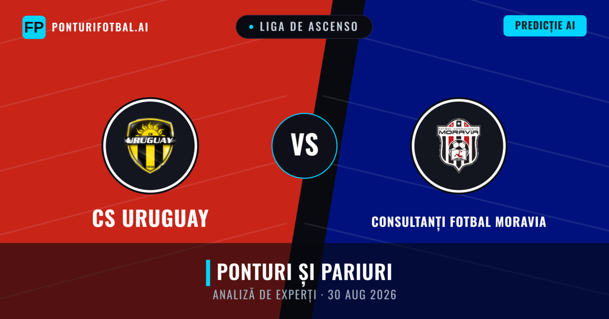 CS Uruguay vs Consultanți Fotbal Moravia — pronostic și avancronică meci