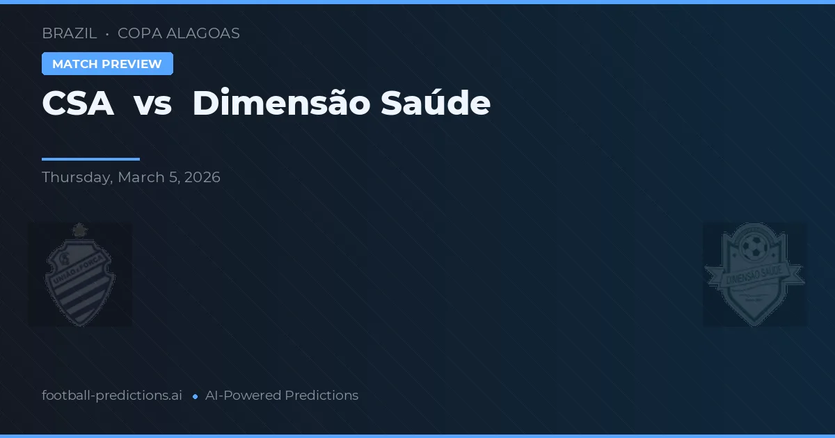 CSA vs Dimensiune Sănătate — pronostic și avancronică meci