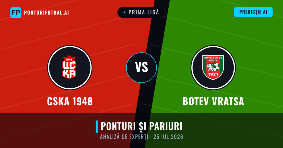 CSKA 1948 vs Botev Vratsa — pronostic și avancronică meci