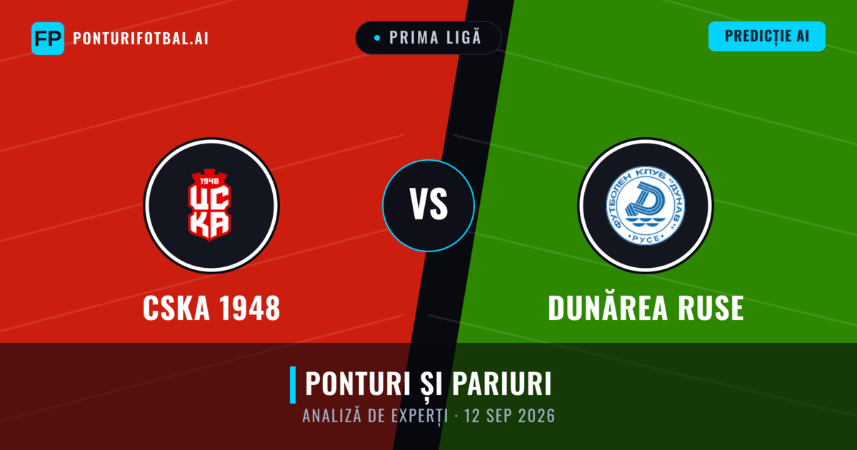 CSKA 1948 vs Dunărea Ruse — pronostic și avancronică meci