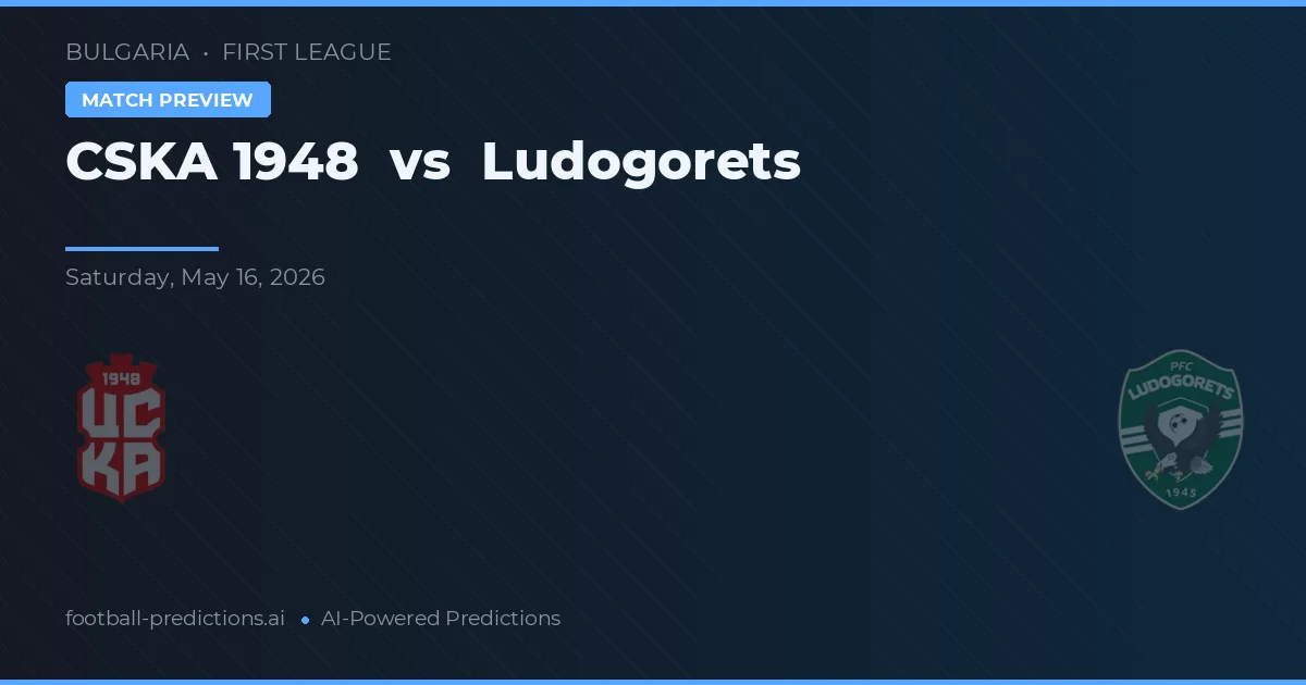 CSKA 1948 vs Ludogoreț — pronostic și avancronică meci