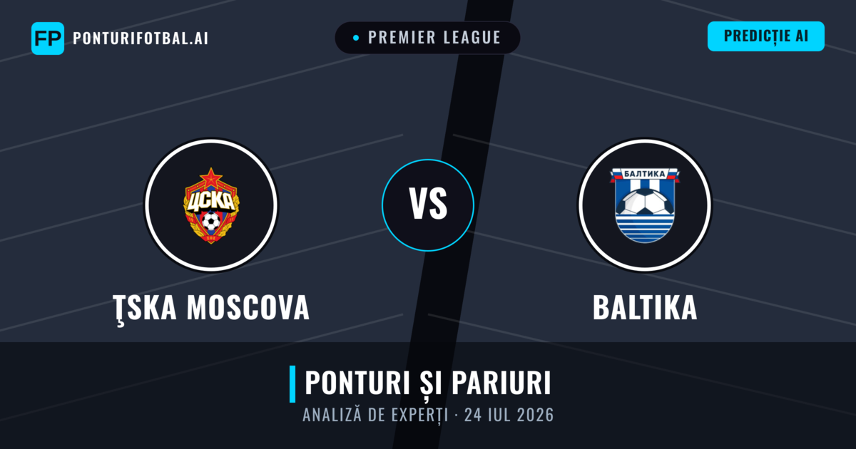 ŢSKA Moscova vs Baltika — pronostic și avancronică meci