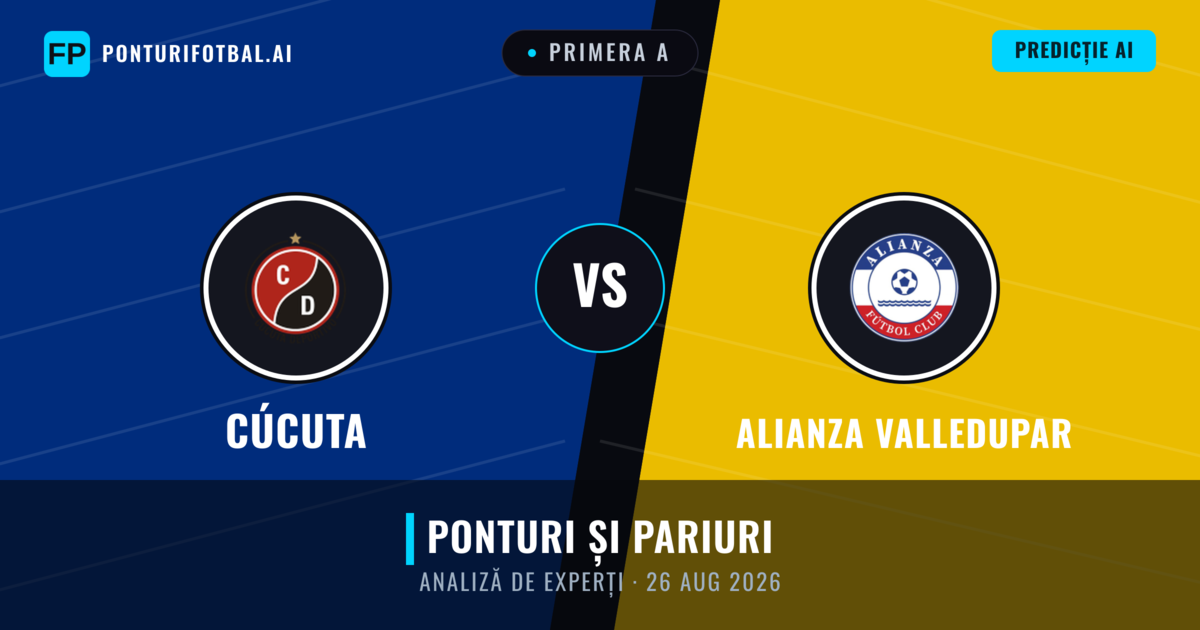 Cúcuta vs Alianza Valledupar — pronostic și avancronică meci