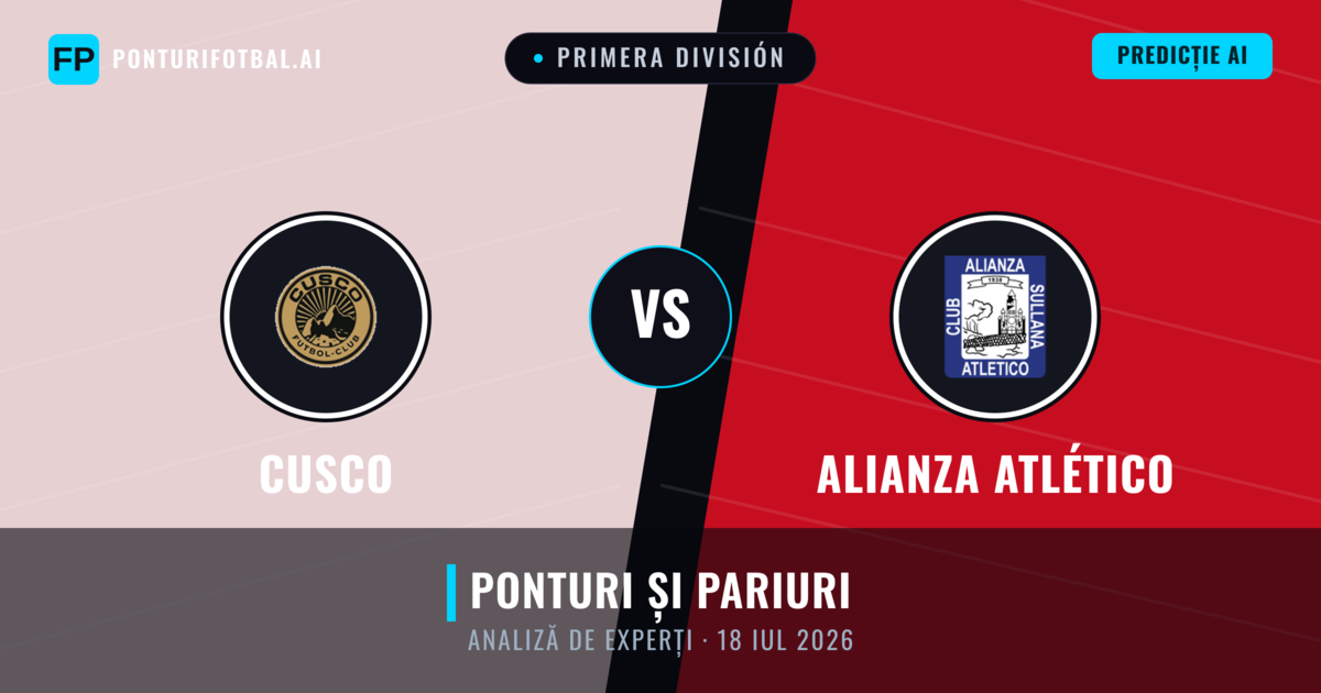 Cusco vs Alianza Atlético — pronostic și avancronică meci