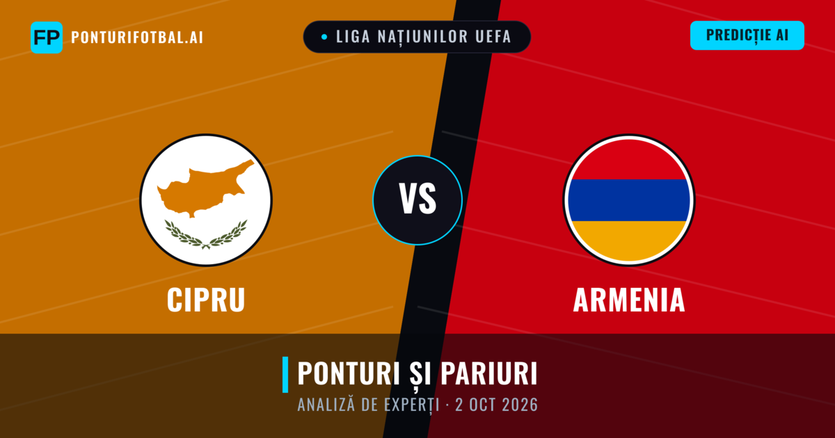 Cipru vs Armenia — pronostic și avancronică meci