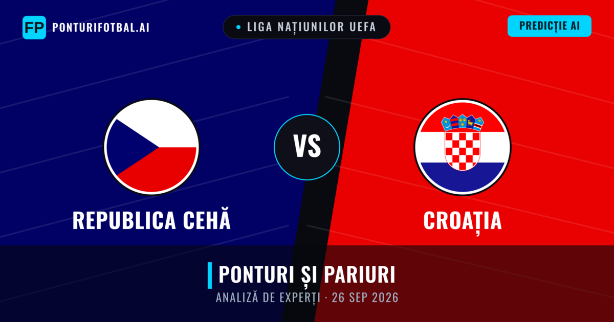 Republica Cehă vs Croația — pronostic și avancronică meci