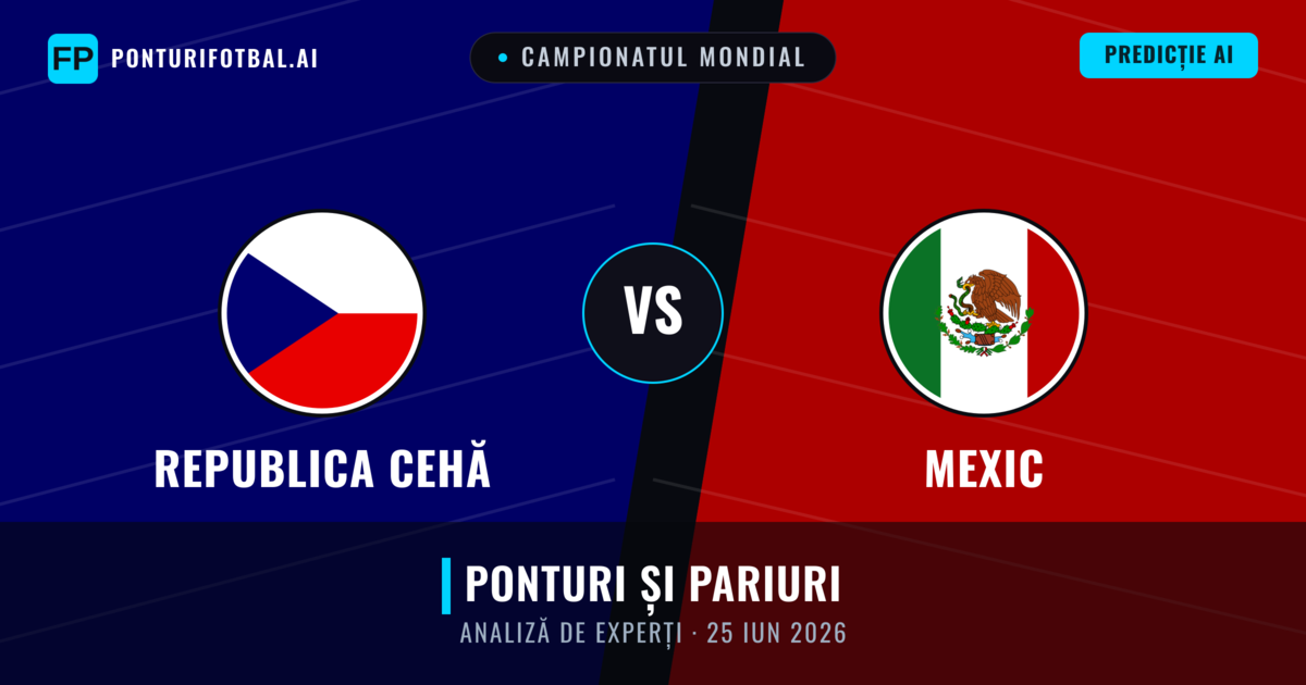 Republica Cehă vs Mexic — pronostic și avancronică meci