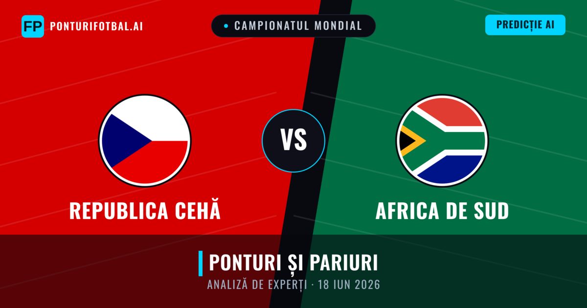 Republica Cehă vs Africa de Sud — pronostic și avancronică meci
