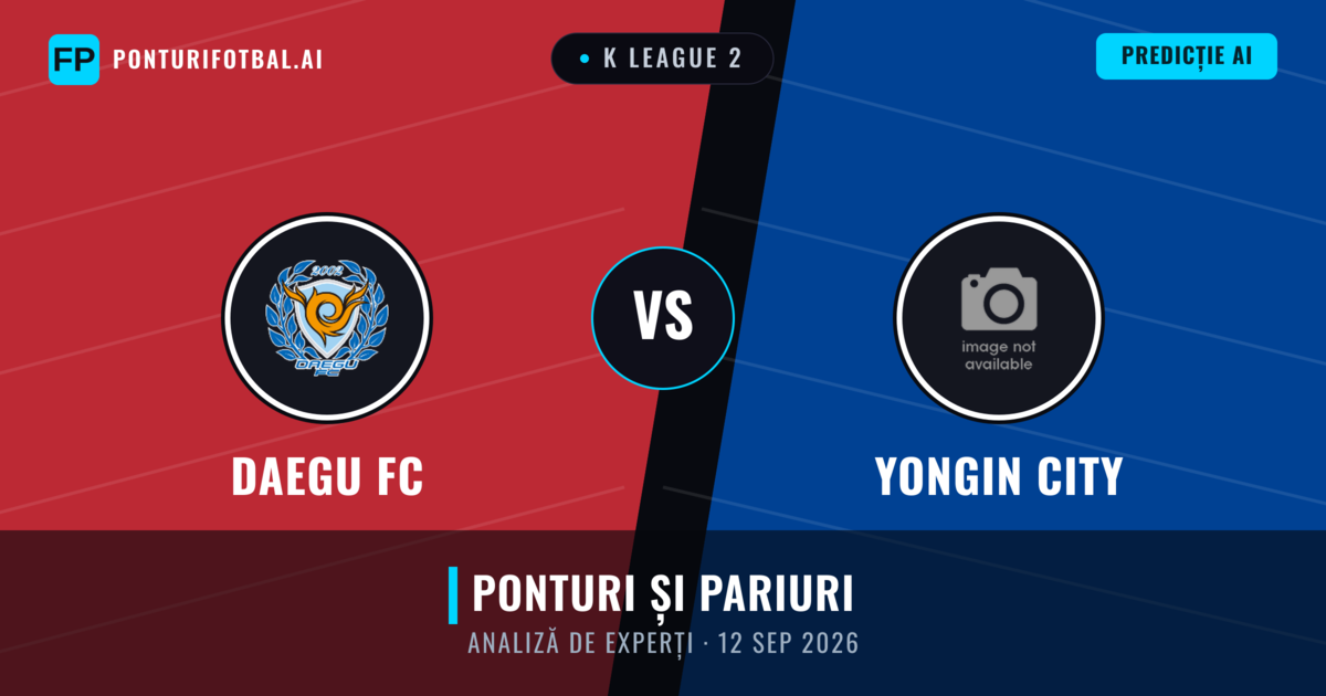Daegu FC vs Yongin City — pronostic și avancronică meci