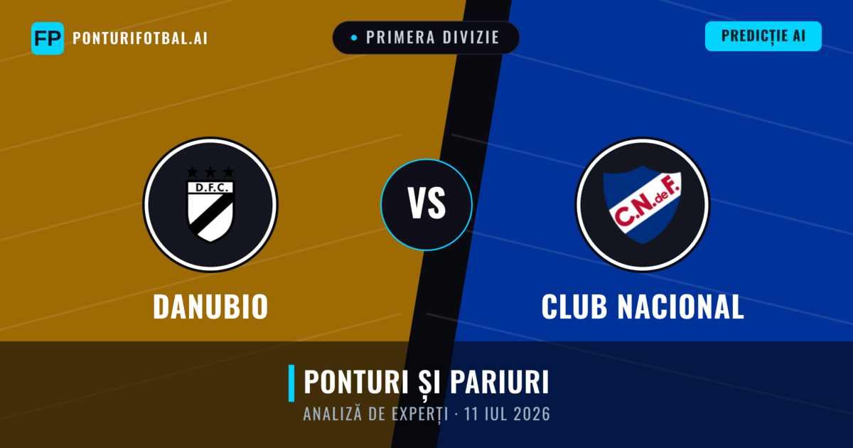 Danubio vs Club Nacional — pronostic și avancronică meci