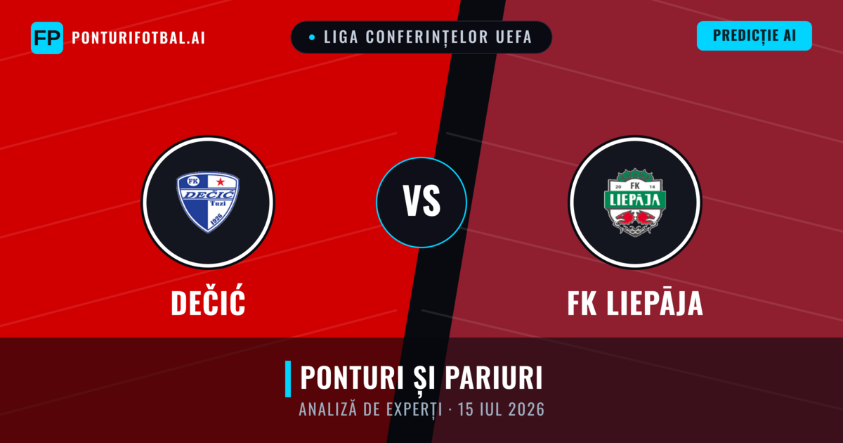 Dečić vs FK Liepāja — pronostic și avancronică meci