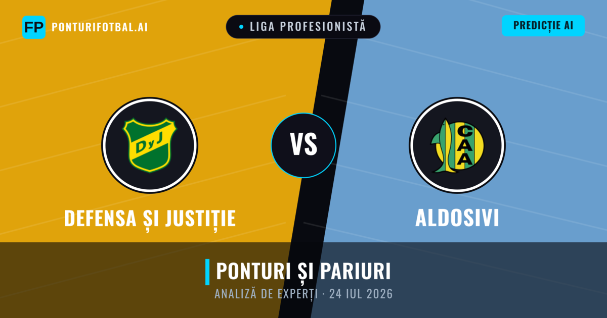 Defensa și Justiție vs Aldosivi — pronostic și avancronică meci