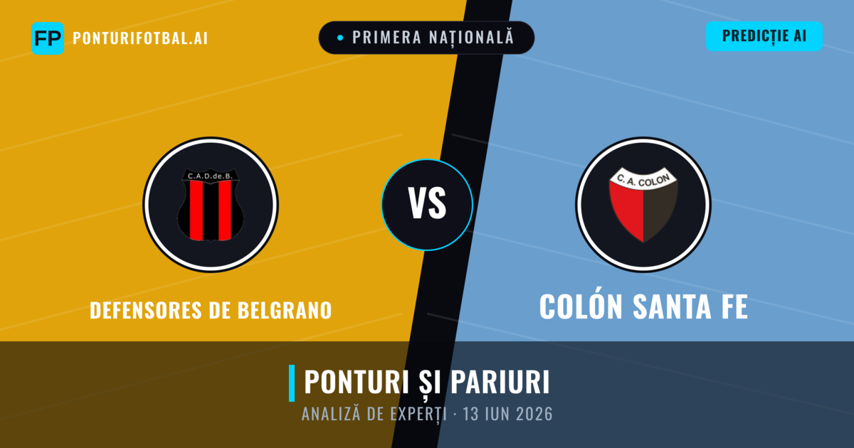Defensores de Belgrano vs Colón Santa Fe — pronostic și avancronică meci