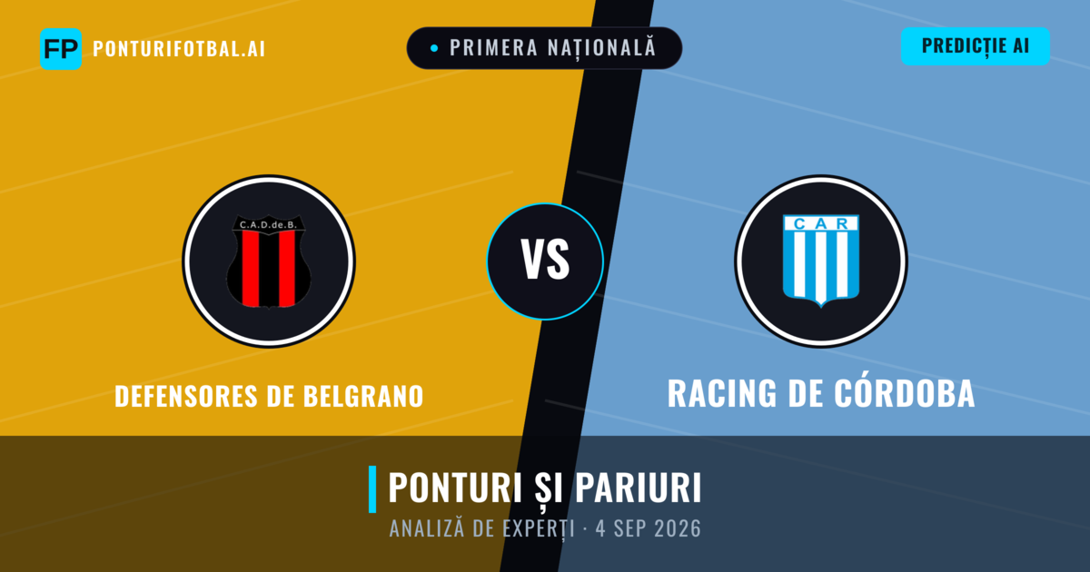 Defensores de Belgrano vs Racing de Córdoba — pronostic și avancronică meci
