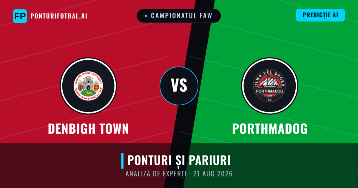 Denbigh Town vs Porthmadog — pronostic și avancronică meci