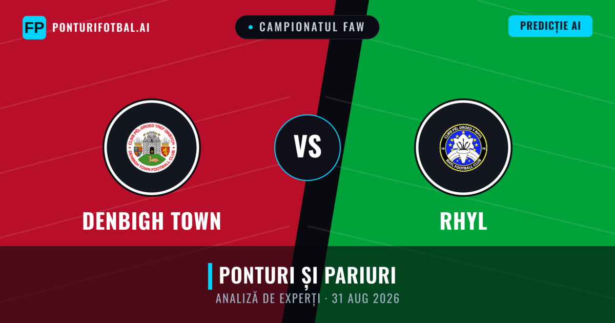 Denbigh Town vs Rhyl — pronostic și avancronică meci