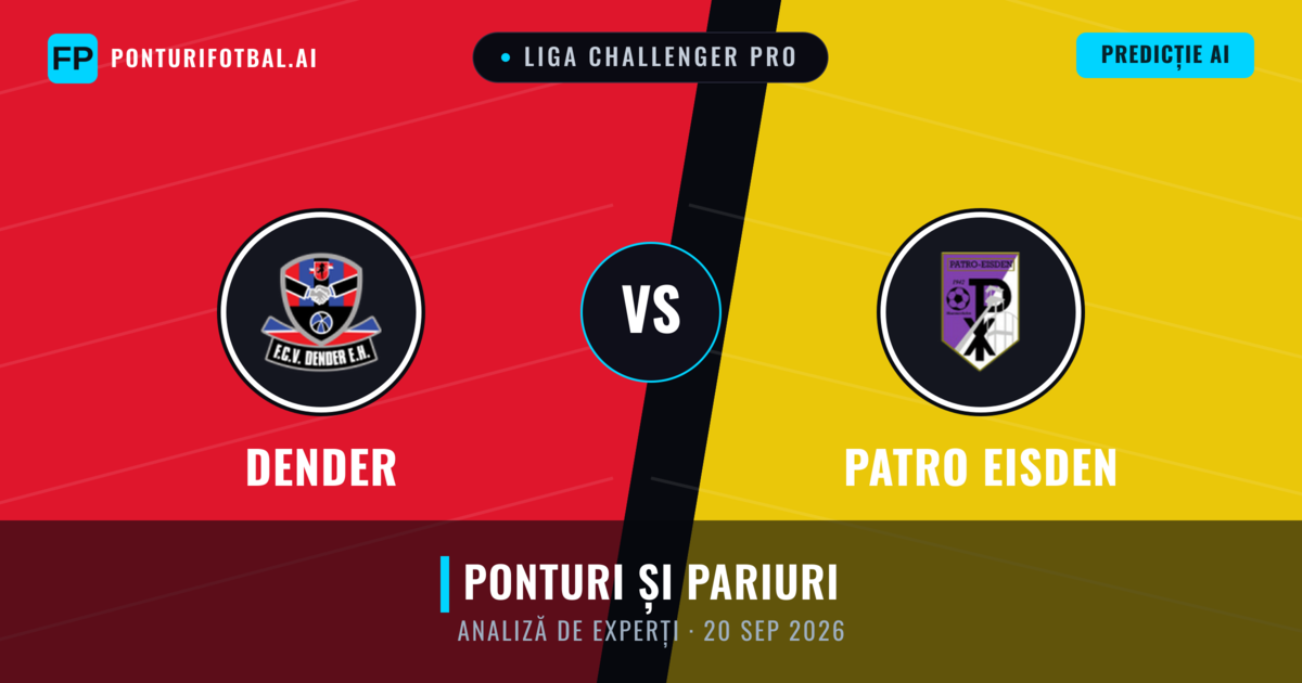 Dender vs Patro Eisden — pronostic și avancronică meci