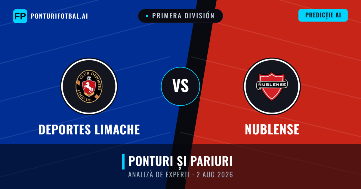 Deportes Limache vs Nublense — pronostic și avancronică meci