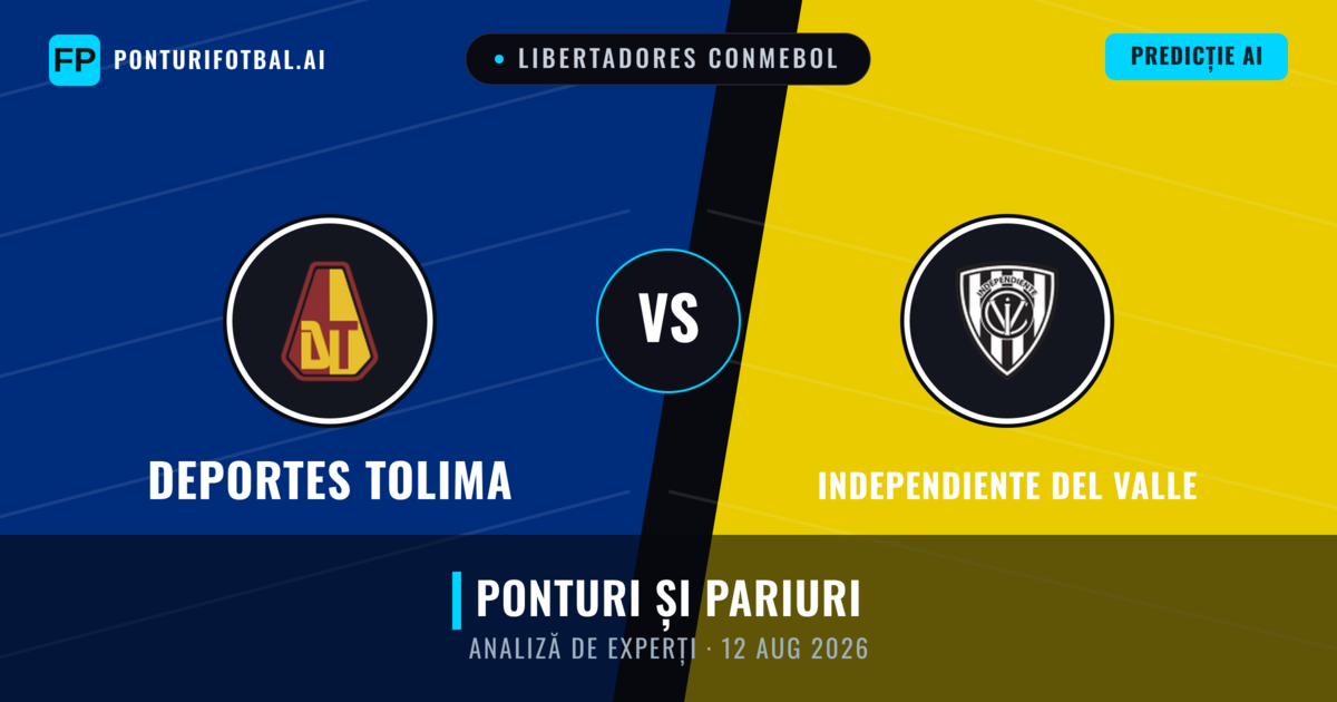 Deportes Tolima vs Independiente del Valle — pronostic și avancronică meci
