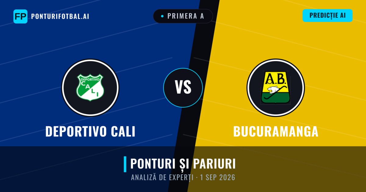 Deportivo Cali vs Bucuramanga — pronostic și avancronică meci