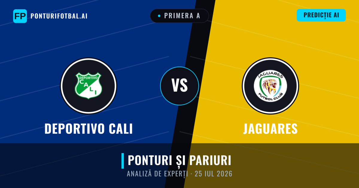 Deportivo Cali vs Jaguares — pronostic și avancronică meci