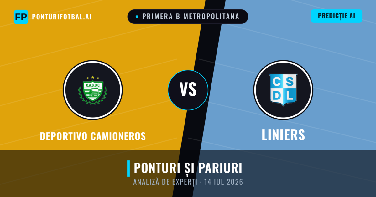 Deportivo Camioneros vs Liniers — pronostic și avancronică meci