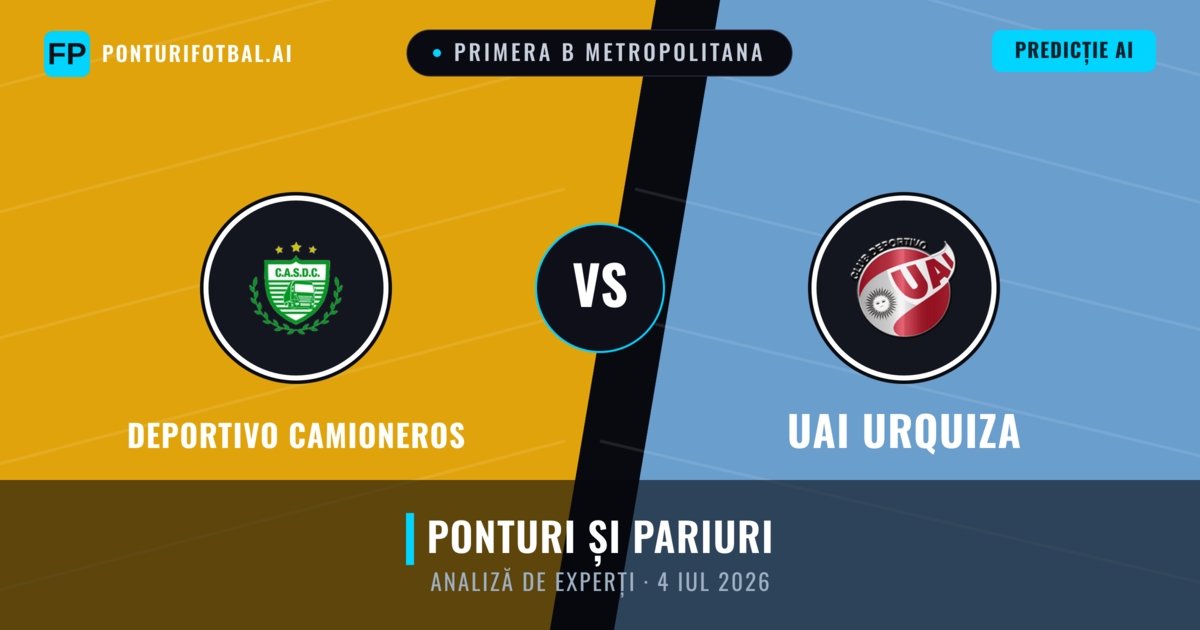Deportivo Camioneros vs UAI Urquiza — pronostic și avancronică meci