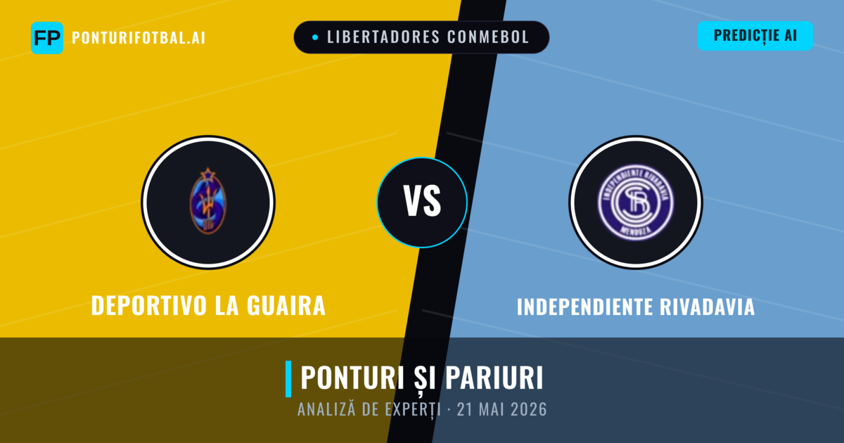 Deportivo La Guaira vs Independiente Rivadavia — pronostic și avancronică meci