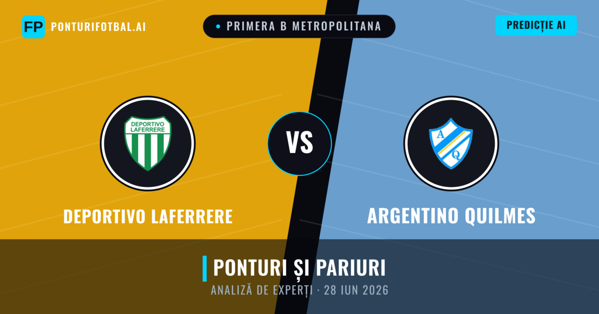 Deportivo Laferrere vs Argentino Quilmes — pronostic și avancronică meci