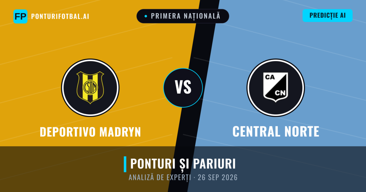 Deportivo Madryn vs Central Norte — pronostic și avancronică meci