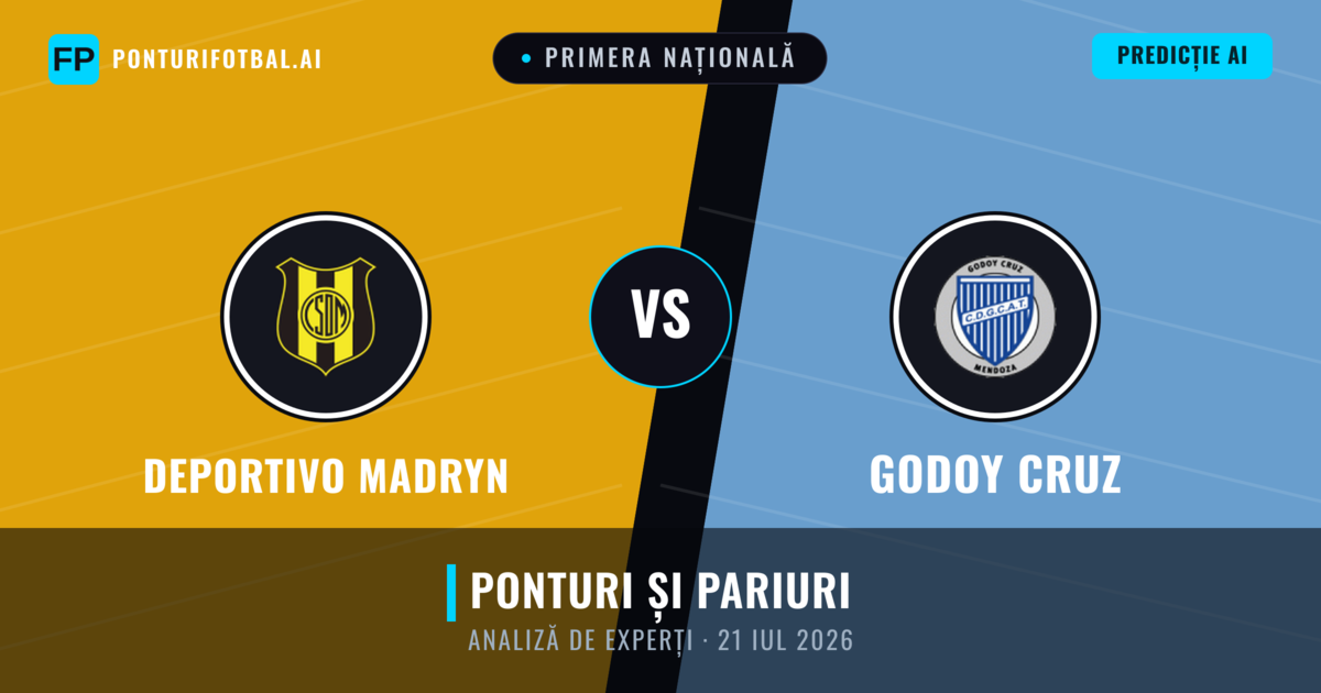 Deportivo Madryn vs Godoy Cruz — pronostic și avancronică meci
