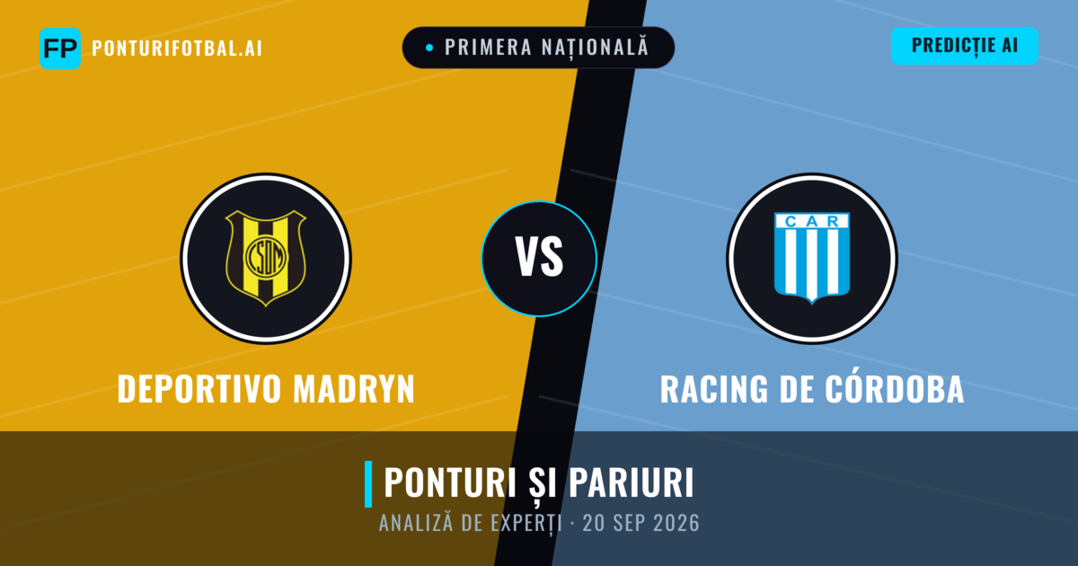 Deportivo Madryn vs Racing de Córdoba — pronostic și avancronică meci