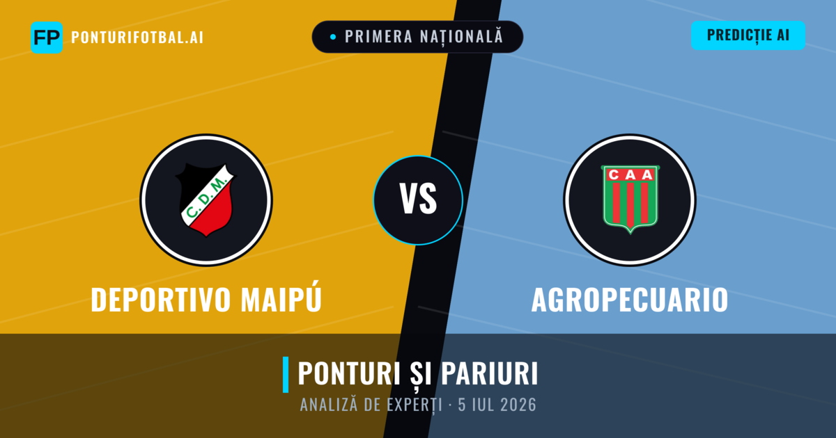 Deportivo Maipú vs Agropecuario — pronostic și avancronică meci