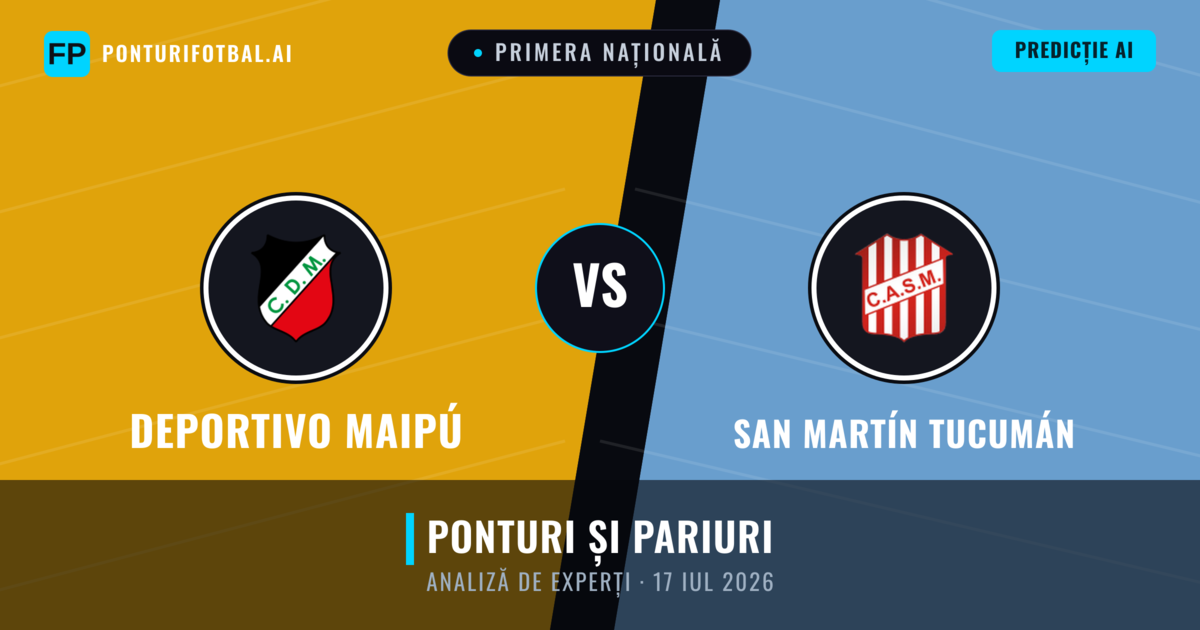 Deportivo Maipú vs San Martín Tucumán — pronostic și avancronică meci