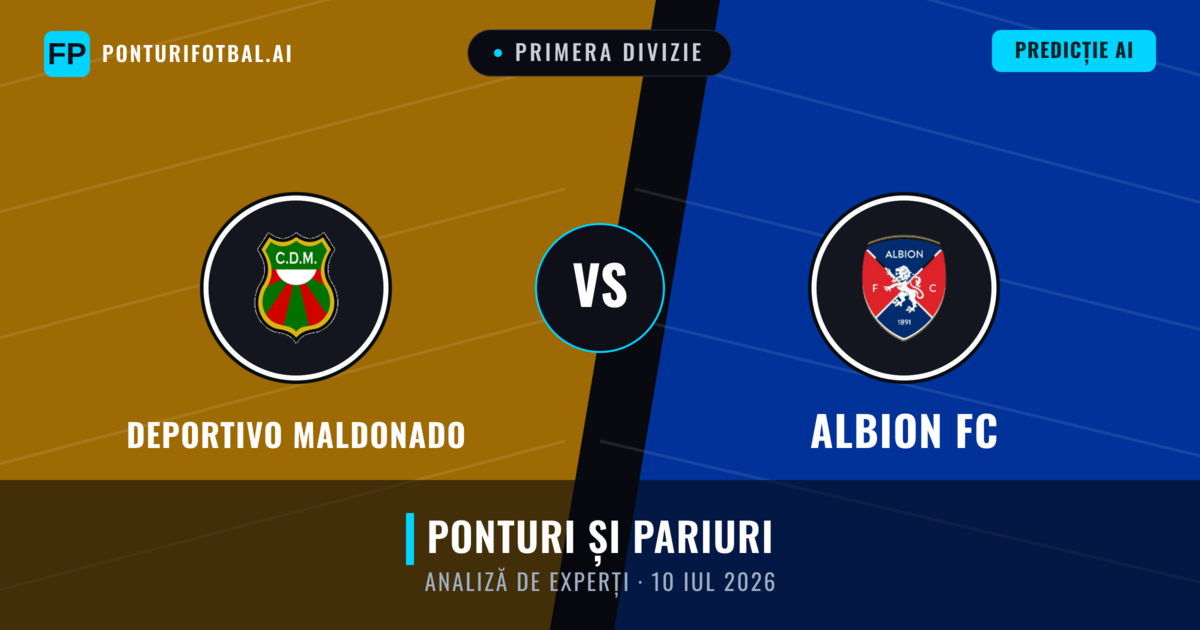Deportivo Maldonado vs Albion FC — pronostic și avancronică meci