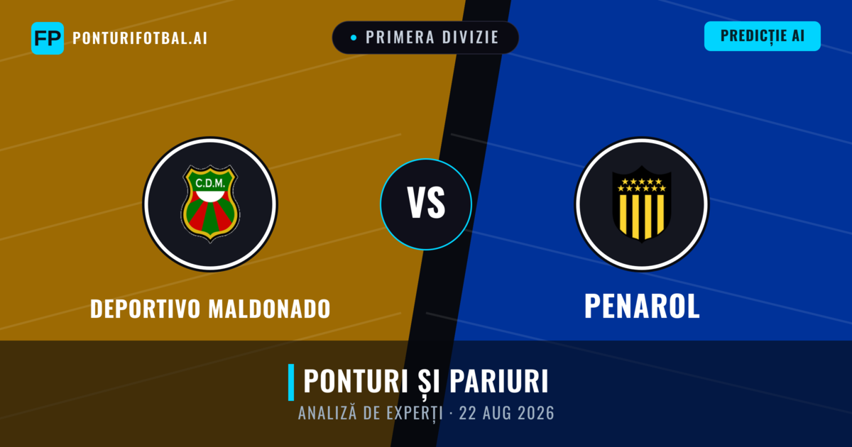 Deportivo Maldonado vs Penarol — pronostic și avancronică meci