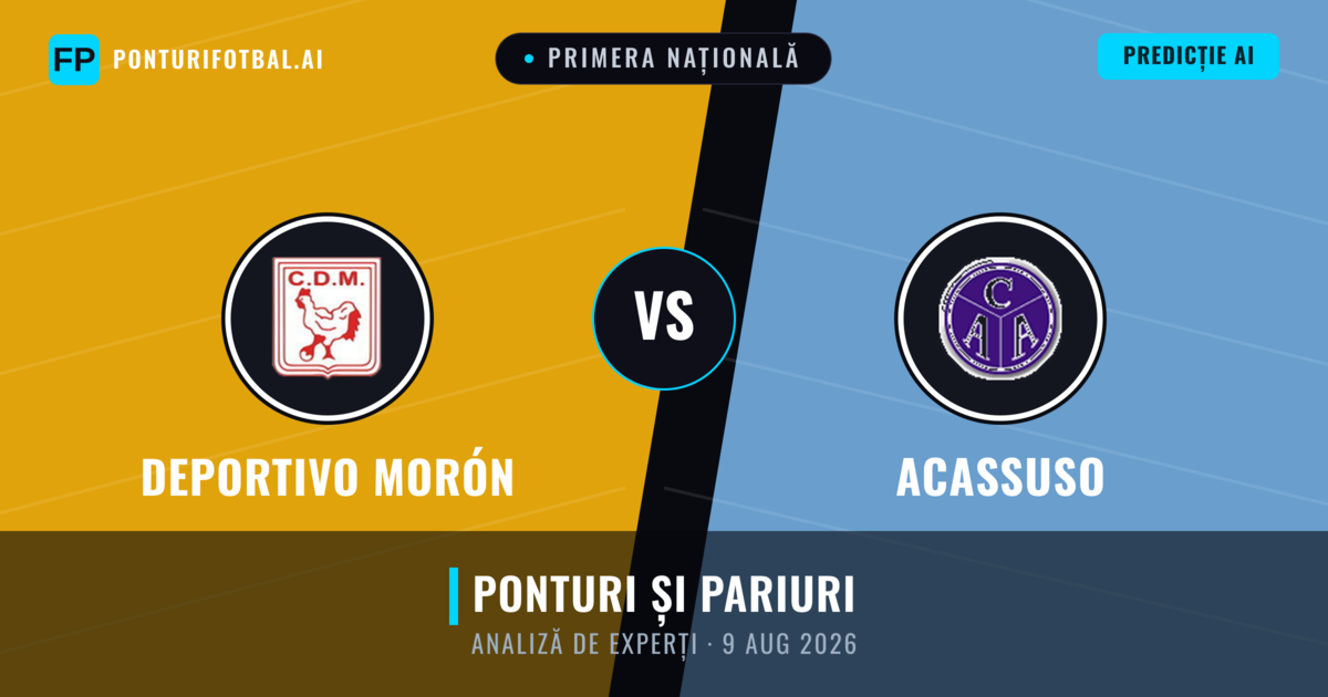 Deportivo Morón vs Acassuso — pronostic și avancronică meci