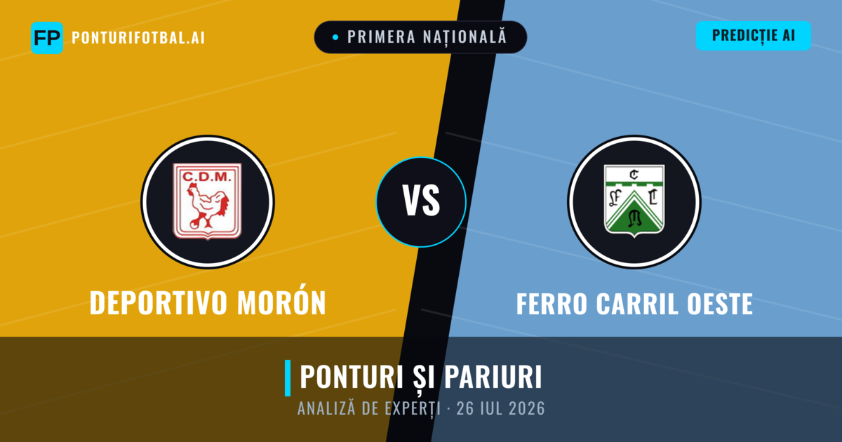 Deportivo Morón vs Ferro Carril Oeste — pronostic și avancronică meci