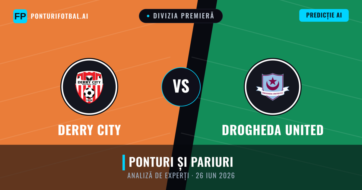 Derry City vs Drogheda United — pronostic și avancronică meci