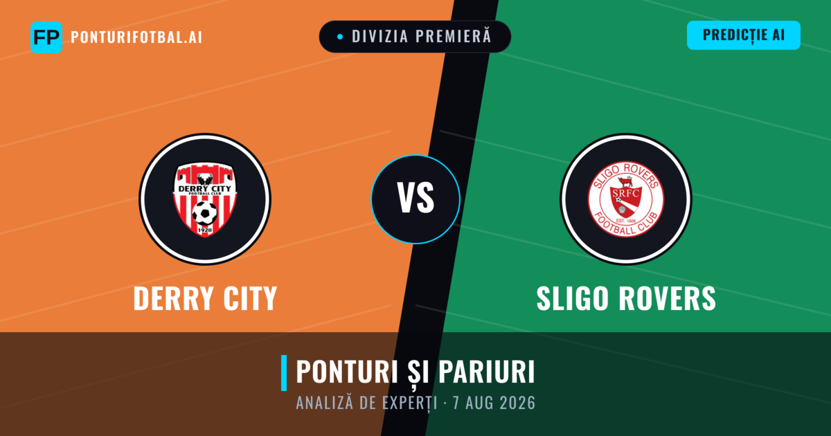Derry City vs Sligo Rovers — pronostic și avancronică meci