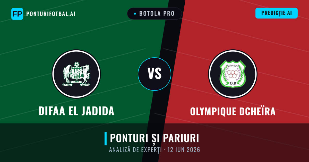 Difaa EL Jadida vs Olympique Dcheïra — pronostic și avancronică meci