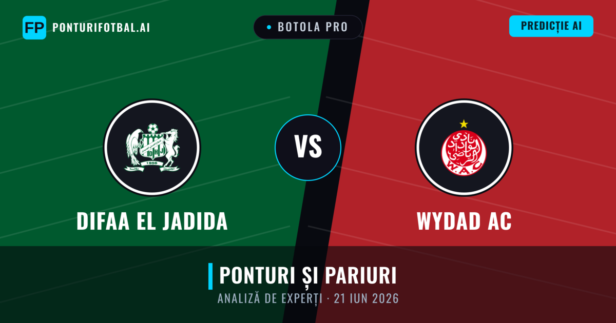 Difaa EL Jadida vs Wydad AC — pronostic și avancronică meci