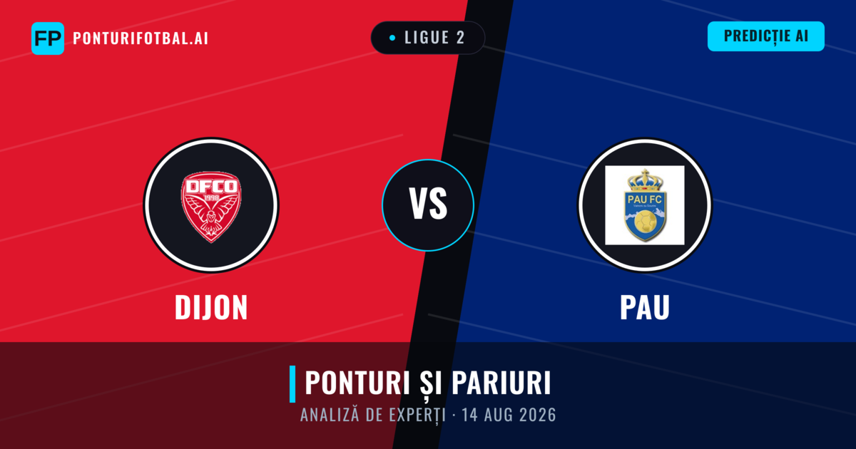 Dijon vs PAU — pronostic și avancronică meci