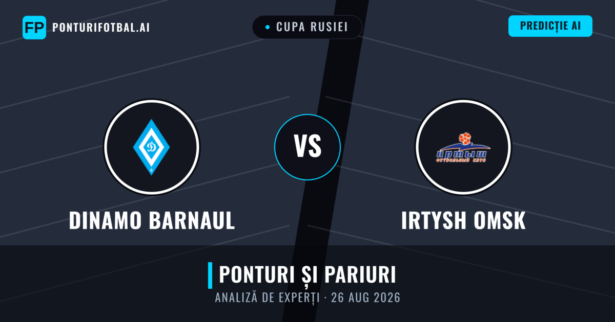Dinamo Barnaul vs Irtysh Omsk — pronostic și avancronică meci