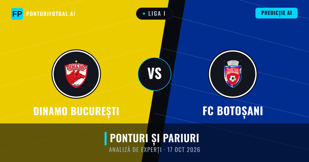 Dinamo București vs FC Botoșani — pronostic și avancronică meci