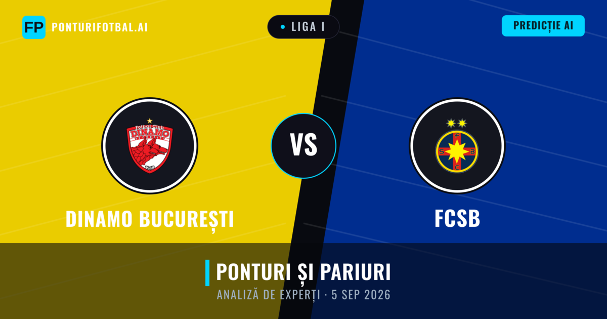 Dinamo București vs FCSB — pronostic și avancronică meci