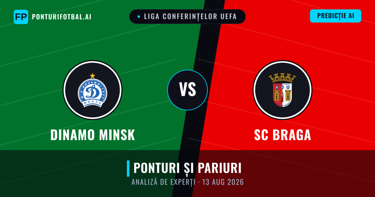 Dinamo Minsk vs SC Braga — pronostic și avancronică meci